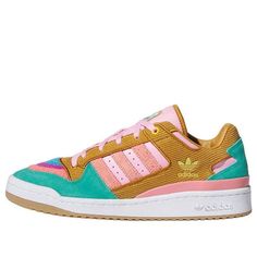 adidas x The Simpsons Forum Low 'Living Room' IE8467 Multicolor Adidas Sneakers For Sports, Adidas Multicolor Sneakers For Sports, Pink Adidas Skate Shoes For Sports, Sporty Multicolor Adidas Sneakers, Forum Low, Limited Edition Sneakers, Heart Fashion, Cute Sneakers, Adidas X