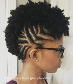 Flat Twist Mohawk Natural Hair, Flat Twist Hairstyles For Short Hair, Natural Hair Dye, Hair Dye Tips, Natural Hair Diy, African Hair Braiding Styles, Dyed Natural Hair