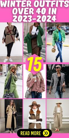 2023 Winter Skirts, Winter Outfits 2023 Trends Casual, Fashion Trends 2023 2024 Fall Winter Women, Winter 2024 Fashion Trends Women, Winter Colors 2023, Fall Winter 2023/2024 Fashion Trends, Winter Outfits Over 40, Outfits Over 40, Winter Coat Trends