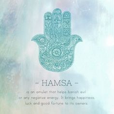 Hamsa meaning Hamsa Tattoo, Online Yoga Classes, Hand Of Fatima, E Card, Bring Happiness, Hamsa Hand, Good Fortune, Hippie Chic, A Sign