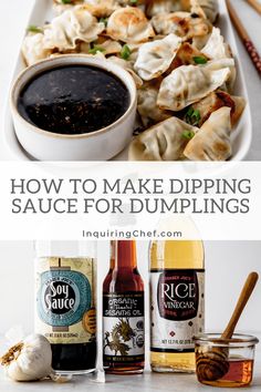 how to make dipping sauce for dumplings