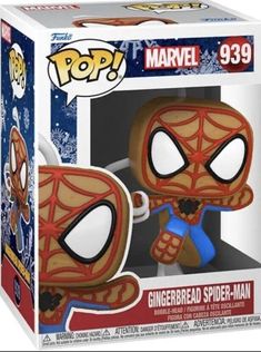 the pop vinyl figure spider - man is in its box