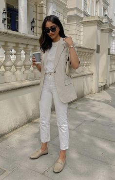 Neutral Spring Outfit, Mode Zara, Looks Chic, Business Casual Outfits