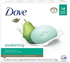 Amazon.com : Dove Beauty Bar Gentle Skin Cleanser Awakening 14 Bars Moisturizing for Gentle Soft Skin Care More Moisturizing Than Bar Soap 3.75 oz : Beauty & Personal Care Pear Fragrances, Dove Bar Soap, Dove Bar, Dove Beauty Bar, Dove Soap, Dove Beauty, Gentle Skin Cleanser, Skin Cleanser, Mild Cleanser