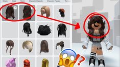 an image of some hair styles in the game, which is not available for purchase