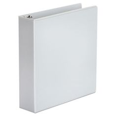 a white binder on a white background