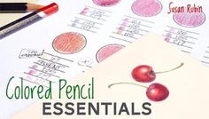 colored pencils and paper on top of a table