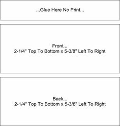 three different sizes of labels with the names and numbers for each item on them, including two