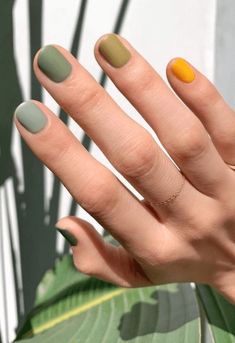 Ombre Nail Design, Multicolored Nails, Nagellack Trends, Minimalist Nail Art, Simple Nail Art Designs, Gradient Nails, Fall Nail Art, Fall Nail Colors, Simple Nail Designs