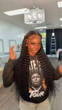 Lace Wigs Styles, Front Lace Wigs, Two Braid Hairstyles, Deep Wave Hairstyles