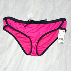 Kenneth Cole Reaction Low-Rise Bikini Bottom Size Small New With Tags Pink Beachwear Swim Trunks For Pool, Pink Swim Trunks For Beachwear, Sporty Pink Swimwear For Poolside, Sporty Pink Swimwear For Summer, Pink Stretch Tankini For Beach Season, Pink Fitted Swim Trunks For Sports, Fitted Pink Swim Trunks For Sports, Sporty Pink Swimwear For Vacation, Pink Stretch Swim Trunks For Summer