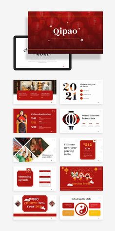 the red and white website design is displayed