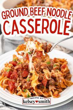 Ground beef noodle casserole in a red sauce with mozzarella cheese Ground Beef Noodle Casserole, Beef Noodle Casserole, Corn Recipes Side Dishes, Egg Noodle Recipes, Meat Casserole, Easy Ground Beef, Hamburger Meat Recipes, Beef Casserole Recipes