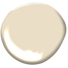 a white paint color with an oval shape