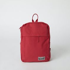 The most Ethical and Sustainable backpacks for college & everyday use – Terra Thread Eco-friendly Bags For Back To School Travel, Eco-friendly Travel Bags For Back To School, Red Backpack For Everyday And Back To School, Red Backpack With Adjustable Strap For Outdoor, Red Softback Backpack For Everyday Use, Red Backpack With Adjustable Strap For Outdoor Activities, Functional Solid Color Backpack For Everyday Use, Red Everyday Use Backpack, Red Backpack For Everyday Use