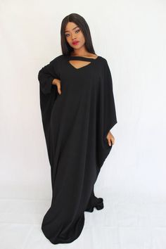 IMG_8915_530x@2x Black V-neck Kaftan For Evening, Black Floor-length Evening Kaftan, Black Fitted Floor-length Kaftan, Black V-neck Casual Kaftan, Elegant Black V-neck Kaftan, Black Kaftan, Silver Sequin, Royal Blue, Cold Shoulder Dress