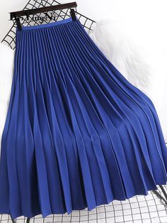 Yipinpay 2023 Spring Autunn Pleated Skirt Women Casual Fashion Elegant Solid Color High Waist Long Midi Skirts Ladies Chic Saia – yipinpay Long Midi Skirt, Long Midi, Fashion Elegant, Midi Skirts, Skirt Women, Womens Fashion Casual, Elegant Fashion, Green And Purple, Pleated Skirt