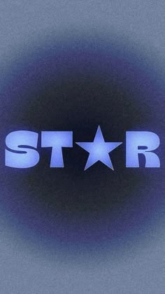 the star logo is lit up with blue light