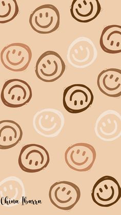 Happy face wallpaper fondo de pantalla color cafe nud cara feliz Iphone Wallpaper Preppy, Iphone Love, Cute Home Screen Wallpaper, Wallpaper Iphone Boho, Phone Wallpaper Boho, Wallpaper Iphone Love, Simple Phone Wallpapers, Simple Iphone Wallpaper, Iphone Wallpaper Pattern