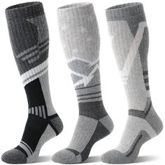 Check out 3 Pairs Merino Wool Ski Socks - Thermal Warm Knee-High for Snowboarding & Skiing, the latest item I added on eBay! #eBay #eBaySeller Ski Socks, Support Design, Ankle Support, Ebay Seller, Snowboarding, Arch Support, Outdoor Sports, Knee High, Merino Wool