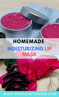 Homemade Moisturizing Lip Mask — Woman With Mind Diy Lip Mask Recipe, Homemade Lip Mask Recipe, Diy Lip Mask Overnight, How To Make A Lip Mask, Lip Mask Homemade, Lip Mask Recipe, Homemade Lip Mask, Lip Recipes, Diy Lip Mask