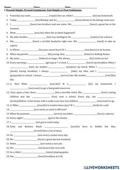 the worksheet for an english speaking activity