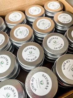 Handmade, all-natural beeswax lip balm made with hand processed Virginia beeswax, coconut oil, shea butter, and therapeutic-grade peppermint essential oil to protect and moisturize lips.  Peppermint flavor is mild. Beeswax Lip Balm, Peppermint Oil, Peppermint Essential Oil, Silver Spring, Lip Moisturizer, Lip Balm, Coconut Oil, Shea Butter, Peppermint