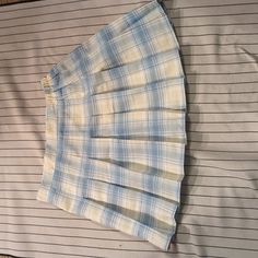 Brand New Without Tags, Blue Plaid High Waisted Tennis Skirt, School Uniform, Cheer Skirt With Shorts. Size Small, Elastic Waist. 13.5" Waist(Unstretched) 16" Length. Cute Blue Cotton Skirt, Cute Fitted Blue Mini Skirt, Cute Blue Fitted Mini Skirt, Blue Cotton Lined Pleated Skirt, Blue Mini Length Tennis Skirt For School, Blue Casual Pleated Skirt For School, Casual Blue Pleated Skirt For School, Blue Cotton Pleated Skirt For School, Blue Cotton Mini Pleated Skirt