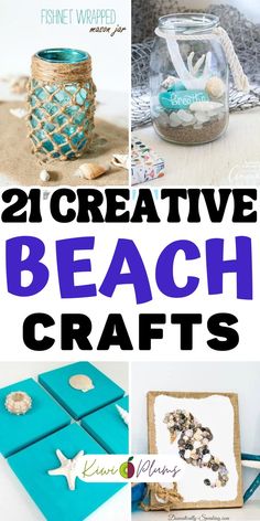 Looking for inspiration for your next DIY Summer project? Check out these DIY beach crafts for adults, perfect for adding some coastal charm to your home! Create seashell crafts, sand dollar crafts, or beach glass crafts for a unique touch. Try your hand at DIY beach decor or summer crafts for a fun and easy way to brighten up any space. Make your own beach jewelry crafts or beach themed photo crafts. And don't forget to add a beach sign or coastal wreath crafts for a finishing touch! Tree Crafts For Adults, Beach Crafts For Adults, Sand Dollar Crafts, Diy Beach Crafts, Dollar Tree Nautical Diy, Beach Art Projects, Sand Art Projects, Sand Dollar Craft, Beach Crafts Diy