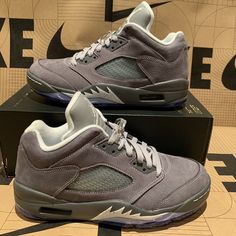 Air Jordan 5 Low Golf "Wolf Grey" Men’s Size 7.5 Womens Size 9 CU4523 005 New. Condition is brand new with original box AND NO LID! Shipped immediately with USPS Priority Mail. Please see my feedback and buy with confidence. Ask questions if you have them. I DO NOT ACCEPT RETURNS OR CANCELLATIONS FOR ANY REASON OTHER THAN A LISTING ERROR. Any offers sent or accepted require immediate payment. Thanks for looking. Please see my other listings for deals on authentic Nike, Jordan, and Adidas brand p Air Jordan 5 Women, Jordan 5 Lows, Jordan 5 Low Outfit, Custom Sneakers For Sports Season, Jordan 5 Outfits Womens, Jordans 5, Jordan 5 Outfit, Bape Shoes, Jordans Shoes