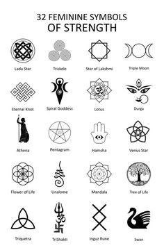 the symbols and meanings for feminine symbols