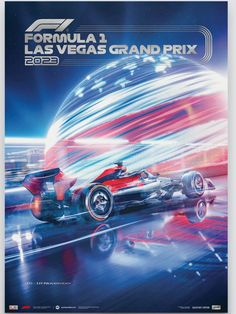 the poster for formula 1 las vegas grand prix