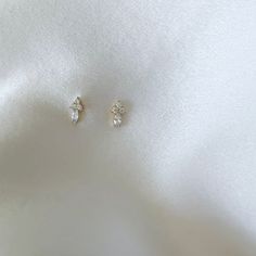 Perfect mini stud earrings with sparkly cubic zirconia details. Mix and match with other earrings 14k Gold plated over sterling silver Diameter: 3.8mm x 7.1mm Mini Studs, Mix And Match, Cubic Zirconia, Gold Plate, Water Resistant, Plating, Stud Earrings, Sterling Silver, Silver