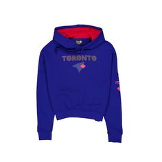 The Toronto Blue Jays City Connect Women's Hoodie features a screen-printed Blue Jays logo at the front with a team wordmark at the left-wear sleeve.Fabric: 80% Cotton, 20% Polyester Blue Jays Logo, Mlb Stadiums, College Soccer, Women's Hoodie, All Nfl Teams, Nfl Arizona Cardinals, Hoodie Xxl, Nba Champions, Toronto Blue Jays