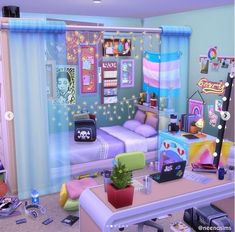 Sims 4 Aesthetic Cc Furniture Bedroom, Sims 4 Room Builds, Sims 4 Kids Room Ideas, Roblox Room Decor, Room Simple Ideas, Sims4 Room Ideas, Sims 4 Teen Room, Sims 4 Room Ideas Bedrooms, Sims Rooms Ideas