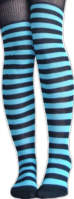 Striped Thigh High Socks, Thigh High Socks, Fun Fashion, 7 11, Thigh High, Black Light, High Socks, Thigh Highs, Hosiery