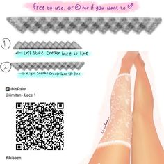 Lace brush for ibisPaint Lace Ibispaint Brush, Lace Qr Code Ibis Paint, Ibis Paint Brush Clothes Pattern, Ibis Paint Bow Brush, Ibis Lace Pen, Ibis Paint X Lace Brush, Ibis Paint Brush Code Hickey, Ibis Paint Brush Code Ruffles, Lace Brushes Ibis