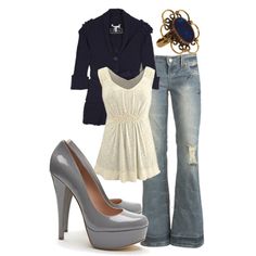 Love it Ghost Whisperer Fashion, Cute Womens Outfits, Ghost Whisperer Style, Stonewash Jeans, Ghost Whisperer, Womens Outfits, Cute Womens, Easy Drawing, Looks Chic