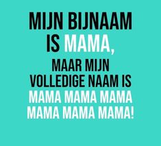 the words in black and white on a blue background, which reads'mun bunaam is mama, marmin volledge namm