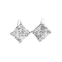 Madden NYCs Fashion Rhodium-Tone Chainmail Chandelier Earrings are a playful pair thats perfect for your jewelry collection. These womens earrings are versatile for any occasion, featuring a chainmail chandelier with a flowy handkerchief silhouette. Theyre handcrafted from polished rhodium-tone metal with fish hooks, easily completing your look of the day. Size: one size.  Color: Silver.  Gender: female.  Age Group: adult. Madden Nyc, Womens Earrings, Fish Hooks, Look Of The Day, Puffed Heart, Square Neck Top, Chain Mail, Fish Hook, Chandelier Earrings