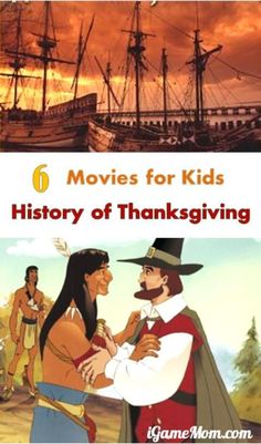 6 movies for kids to learn Thanksgiving history, that are great for the whole family to watch together. Thanksgiving Ela, Thanksgiving Unit Study, History Of Thanksgiving, Homeschool Thanksgiving, Teaching Thanksgiving, Homeschool Holidays, Thanksgiving History, Thanksgiving Lessons