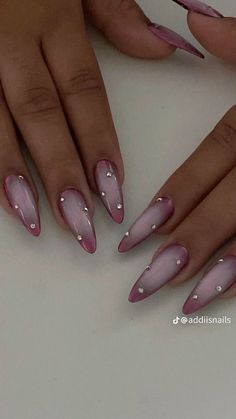 Paznokcie Hello Kitty, Bridesmaids Nails, Kutek Disney, Soya Mumu, Nagellack Trends, Nagel Tips, Colorful Nails, Edgy Nails, Dope Nail Designs