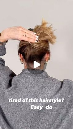 Short Hair Updo Tutorial, Hairstyles List, Clip Hairstyles, Work Hairstyles, Penteado Cabelo Curto, Hair Images, Short Hair Updo