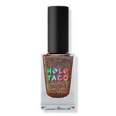 Specialty Nail Polish - SPECIALITY NAIL POLISH HOLO CAPPUCCINOFeaturesCrushed holographic formula in a medium brown shade.Full coverage in 2 to 3 coats.Includes a medium-width rounded brush.10-freeFormulated WithoutFormaldehyde, toluene, DPB (dibutyl phthalate), formaldehyde resin, camphor, ethyl tosylamide, xylene, triphenyl phosphate, MIT (methylisothiazolinone) and parabens - Specialty Nail Polish Holo Taco, Brown Shade, Polish Remover, Nail Polish Remover, Blue Violet, Ulta Beauty, Medium Brown, Beauty Nails, Cappuccino