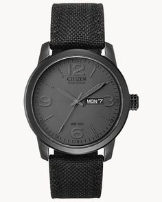 Mens Watches Citizen, Eco Drive Watches, Classy Watch, Water Resistant Watch, Citizen Watch, Citizen Eco, Rugged Look, Eco Drive, Military Inspired