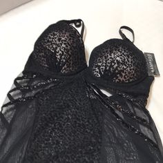 Just Plain Gorgeous And Exciting. Black Camisole For Party, Black Sheer Bra For Night Out, Black Coquette Bra For Party, Sheer Black Bra For Night Out, Coquette Black Party Bra, Women's Intimates, New Color, Slip On, Women Shopping