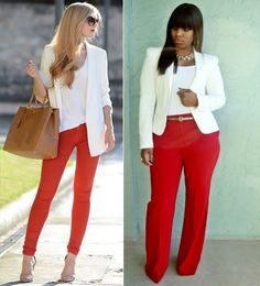 Pantalon Rojo Outfit, Red Pants Outfits, Outfit Pantalon Rojo, Fall Outfit Ideas Casual, Red Pants Outfit, Fall Outfits 2023, Outfit Ideas Casual, Red Trousers, Red Converse