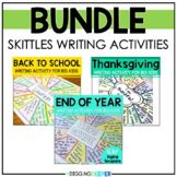 the back to school bundle includes writing activities, and an end of year activity pack