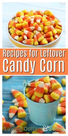 the recipe for leftover candy corn is so easy to make and it's delicious