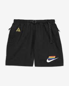 #ad Top Style Nike ACG Be True Woven Shorts Black White Mens Sz Small Pride LGBTQ CZ9136-010 2024 Black Athletic Shorts For Summer Outdoor, Casual Black Swim Trunks For Outdoor, Nike Shorts For Summer Streetwear, Man Weave, Shorts Nike, Nike Acg, Rainbow Flag, Shorts Black, Gay Pride